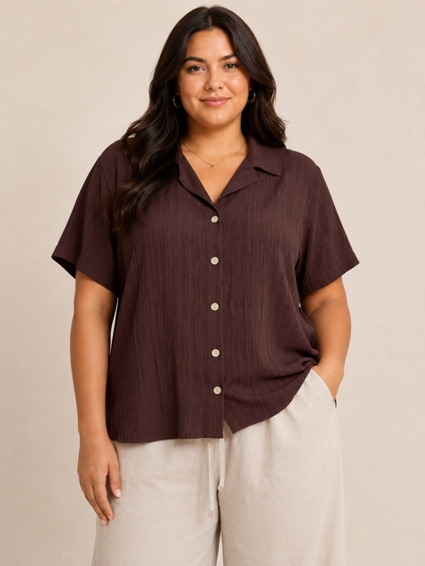 Kurze Bluse kurzarm Kurze Bluse kurzarm