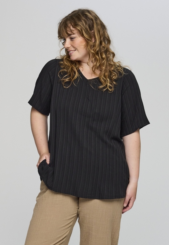 Blusen-Shirt kurzarm A-Linie Blusen-Shirt kurzarm A-Linie