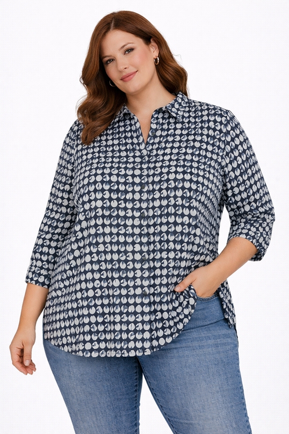 Edle Leinenbluse 3/4 Arm Edle Leinenbluse 3/4 Arm