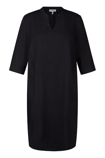 Kleid Leinenstruktur Stretch Kleid Leinenstruktur Stretch