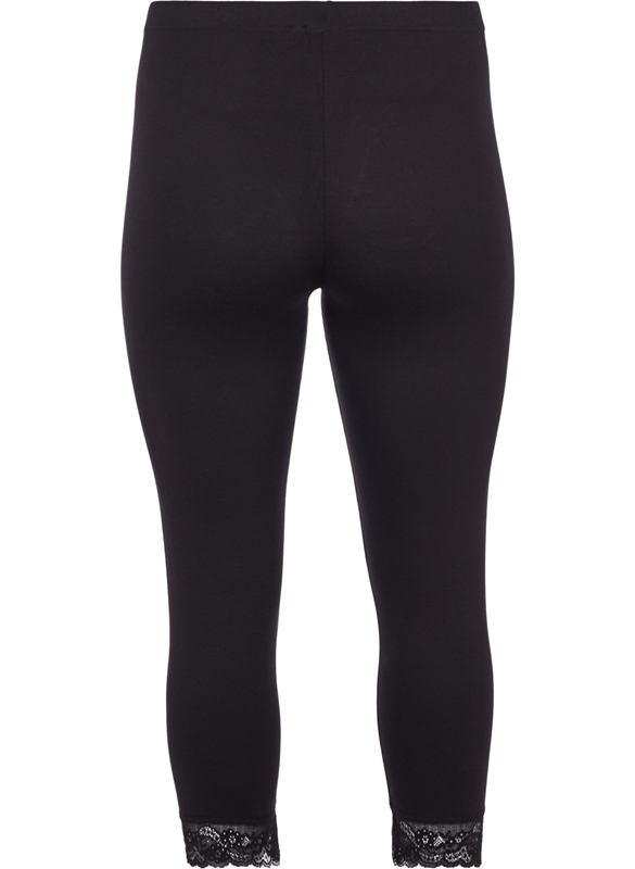 7/8 Leggings mit Spitze