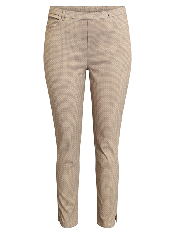 Schmale Hose mit Muster