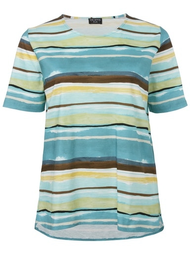 Shirt kurzarm mit Streifendesign
