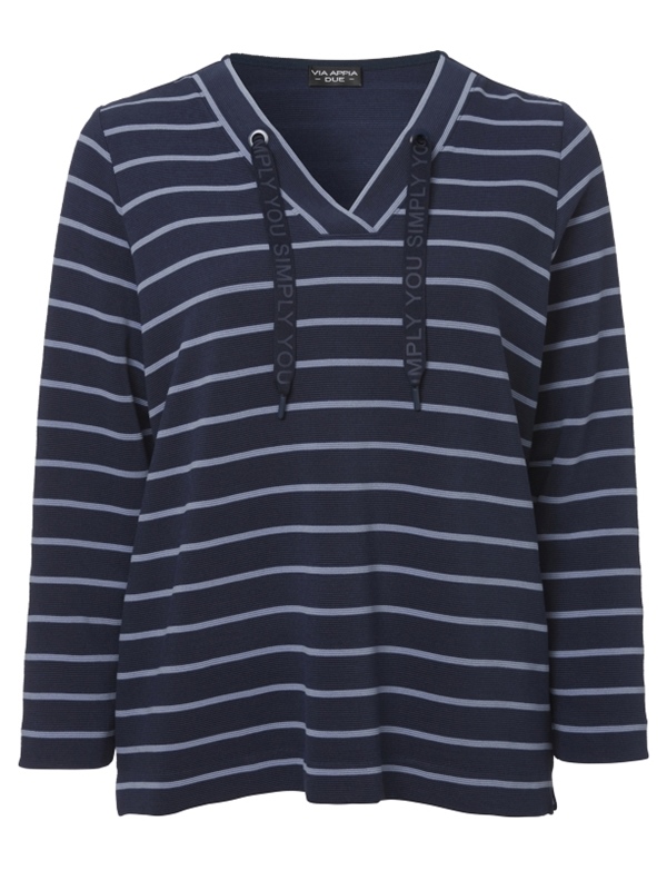 Sweatshirt V-Ausschnitt langarm