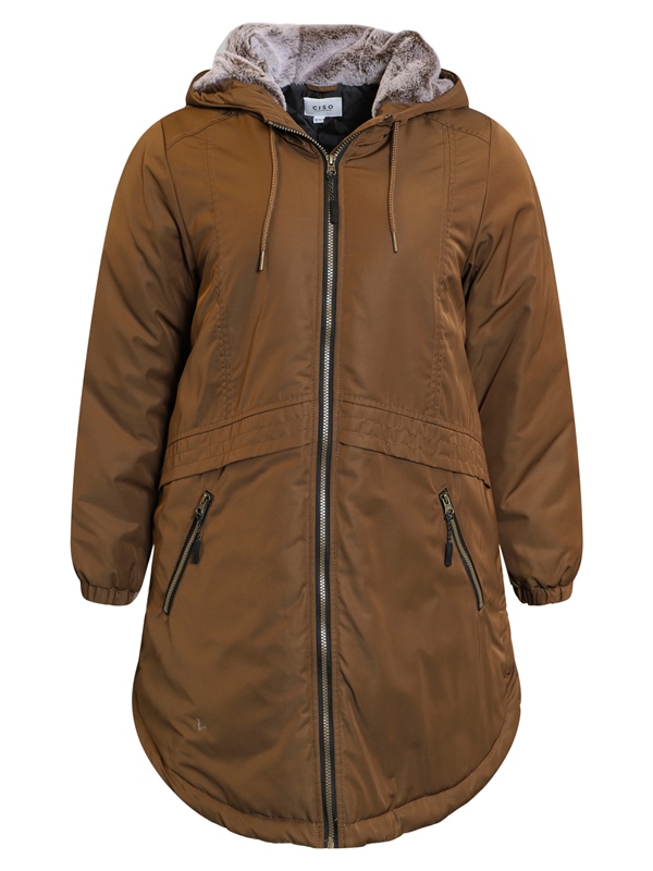 Langer Parka mit Kapuze