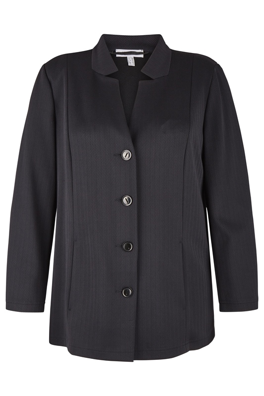 Lssiger Blazer mit Struktur