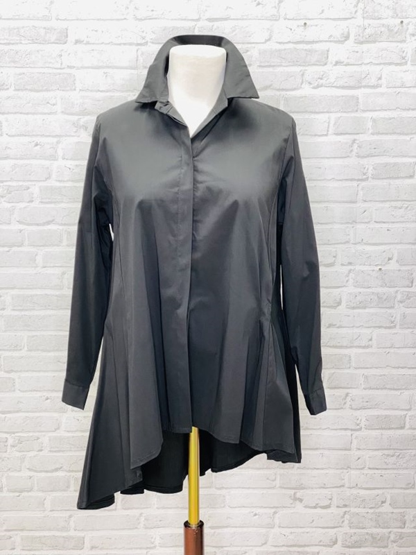 Asymetrische Bluse langarm.