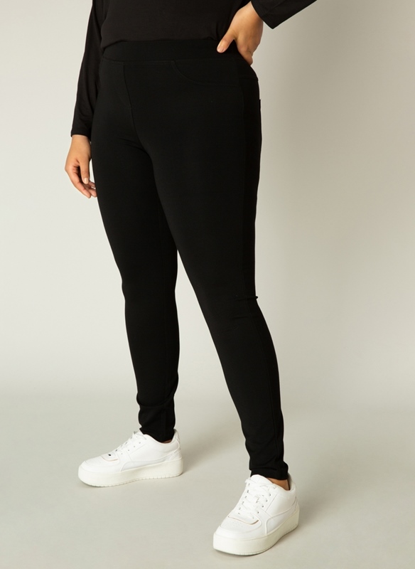 Schmale Jersey-Hose Arnika