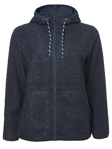 Kuscheljacke mit Kapuze und Taschen
