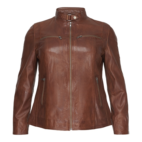 Lederjacke etwas lngerer Bikerstyle