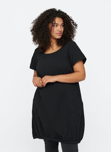 Baumwoll-Kleid kurzarm
