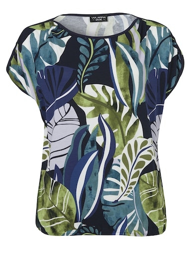 Shirt mit Druck und berschnittenem Arm