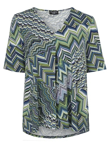T-Shirt V-Ausschnitt und kurzem Arm