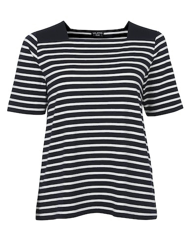 T-Shirt Karree 1/2 Arm Ringel