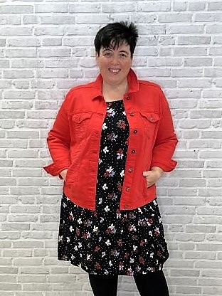 Colour-Jeansjacke