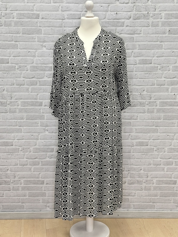 Edles Boho-Kleid 3/4 Arm
