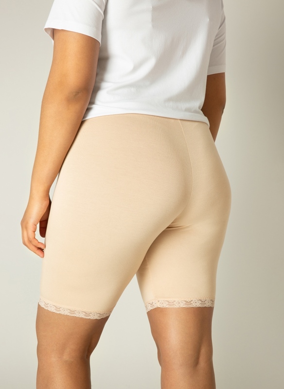Short-Legging mit Spitze