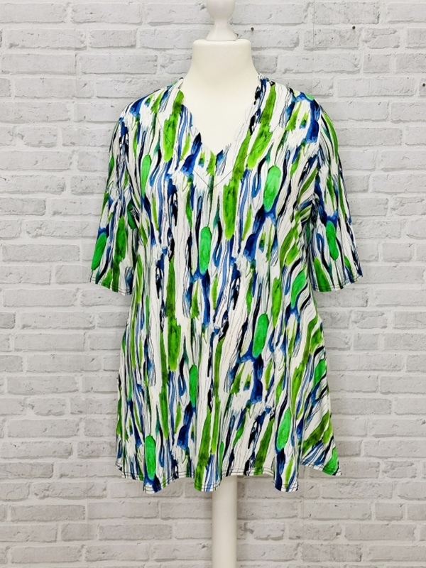 Tunika-Shirt kurzarm A-Linie Spring