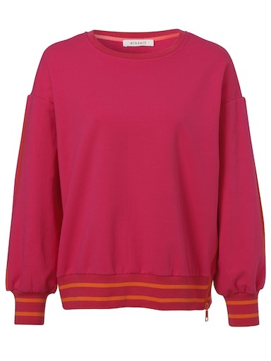 Sweatshirt mit Smilie-Rcken