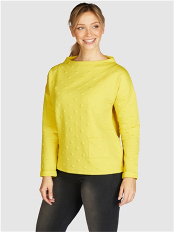 Sweatshirt Stehkragen