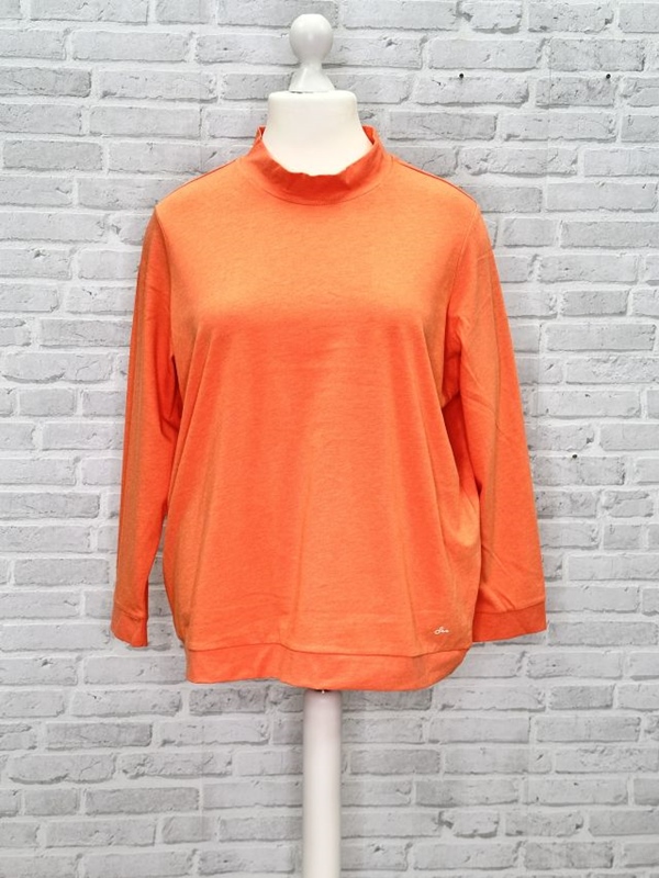 Shirt langarm Stehkragen