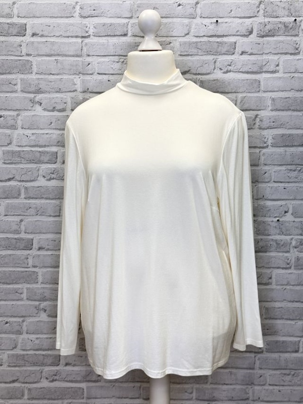 Stehkragen-Shirt langarm
