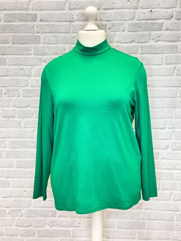 Stehkragen-Shirt langarm