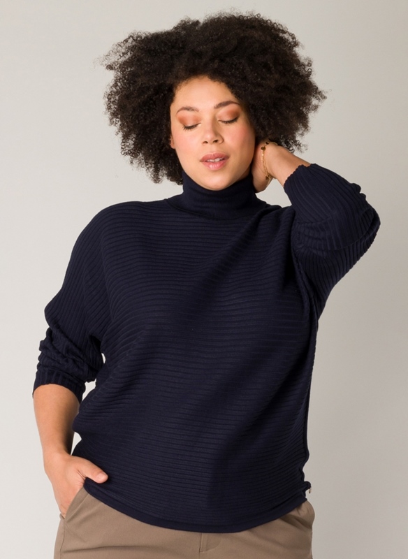 Pullover mit Fledermausarm