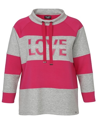 Sweatshirt Stehkragen College Style