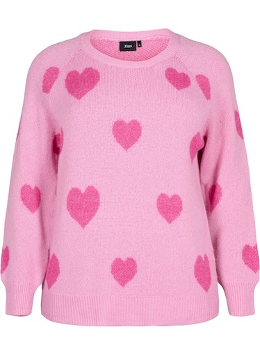 Pullover mit Herzen