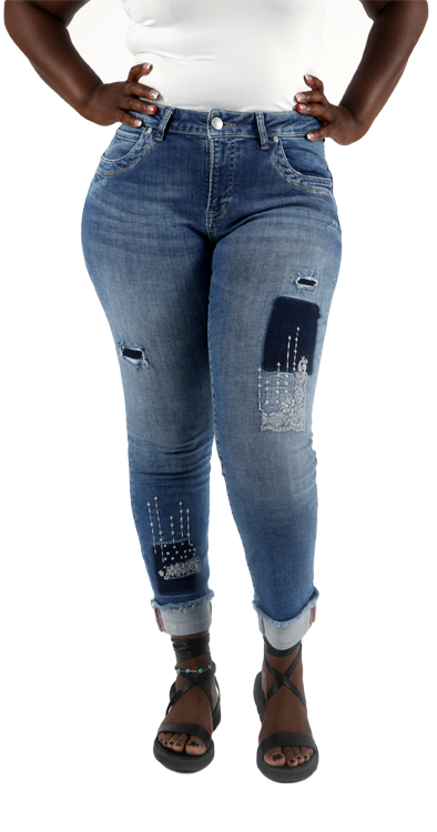 7/8 Fetzige Jeans Samara Slim