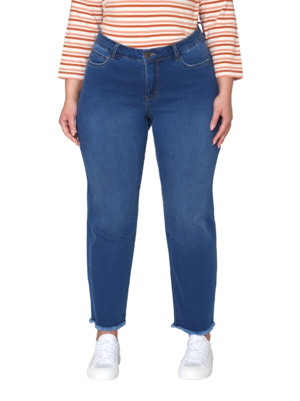 Jeans mit Fransen