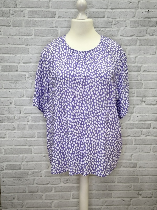 Schlupfbluse kurzarm