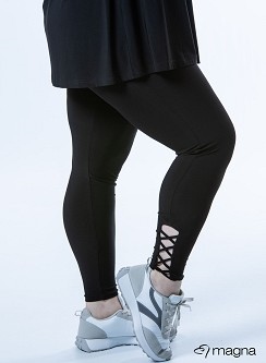 Legging mit Details am Bein