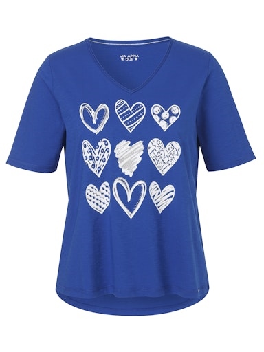 T-Shirt kurzarm mit Herzen