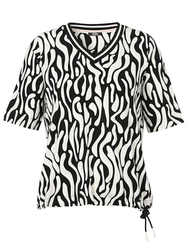 Shirt kurzarm mit edlem Muster