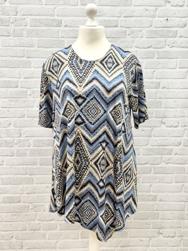 Longshirt kurzarm A-Linie