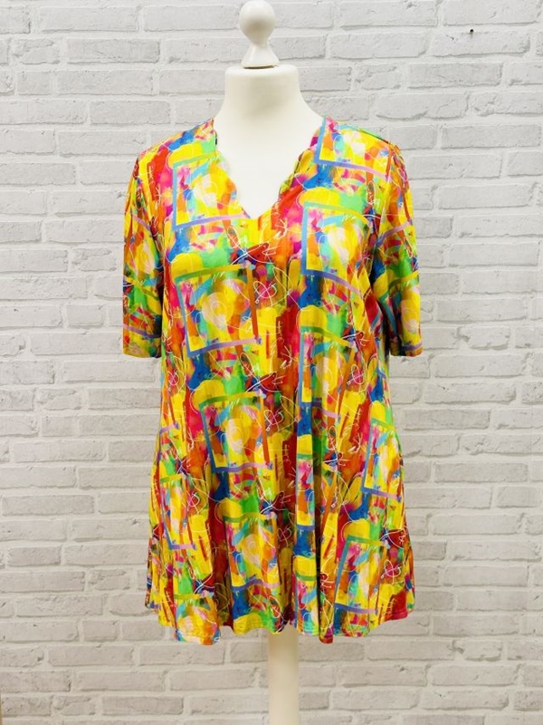 Tunika-Shirt kurzarm A-Linie Sweets