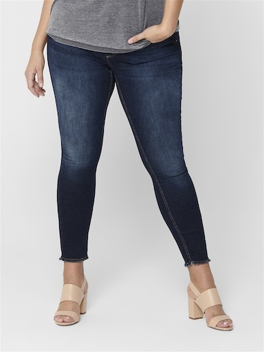 Ankle Skinny Jeans mit Fransen Willy