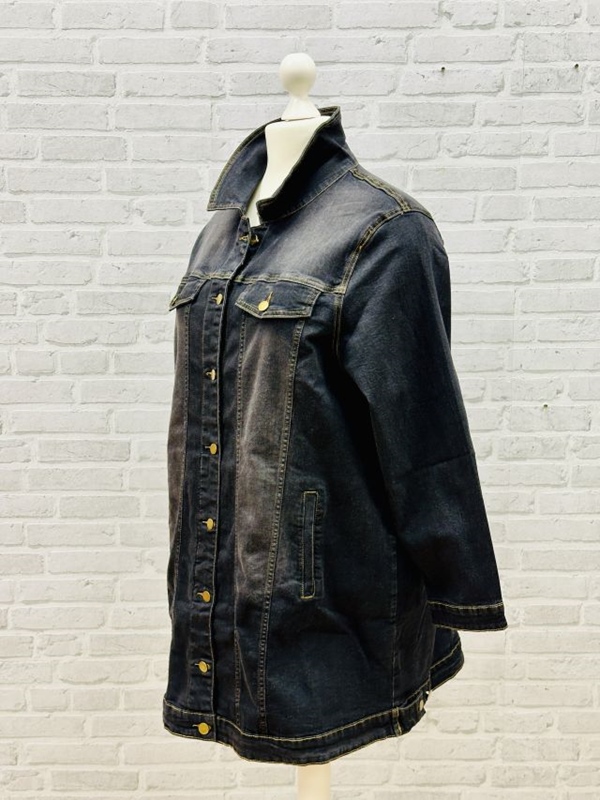 Jeansjacke lang