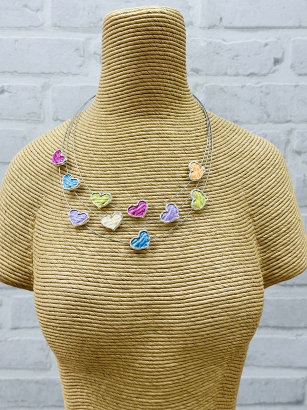 Kette mit Herzen