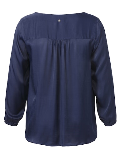 Schlupfbluse mit V-Ausschnitt