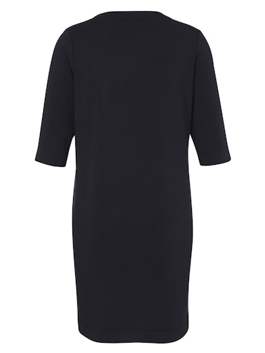 Sweat-Kleid V-Ausschnitt 3/4 Arm Sweat-Kleid V-Ausschnitt 3/4 Arm