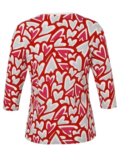 Herz-Rippshirt 3/4 Arm Herz-Rippshirt 3/4 Arm