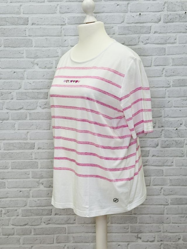 Streifenshirt kurzarm