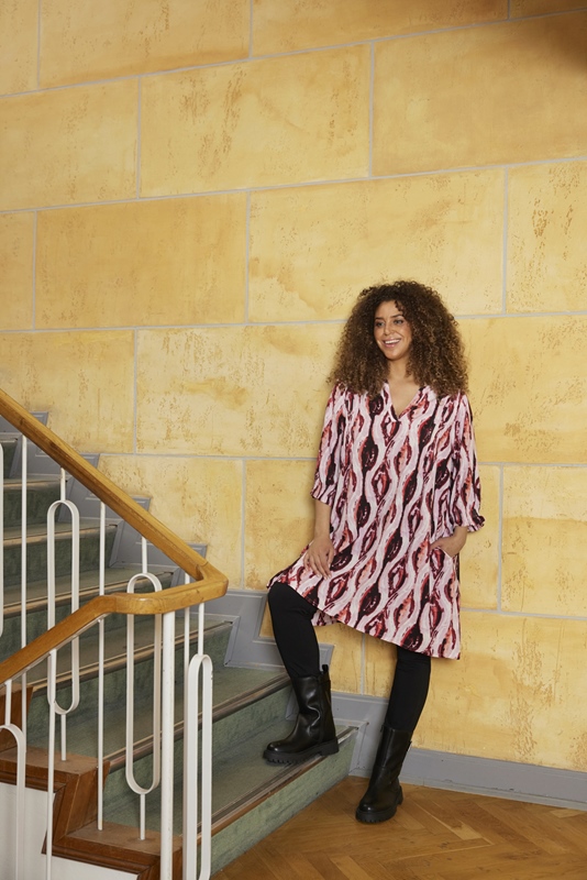 Tunika-Kleid 3/4 Arm