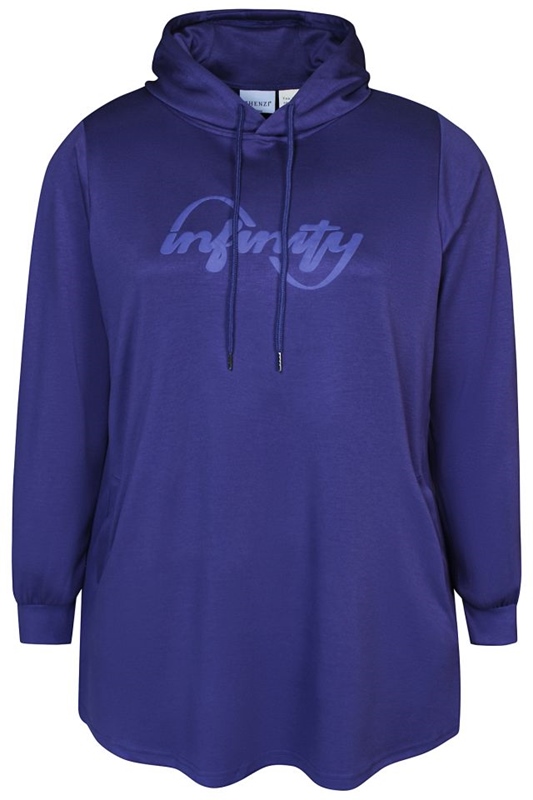 Langer Hoodie mit Taschen
