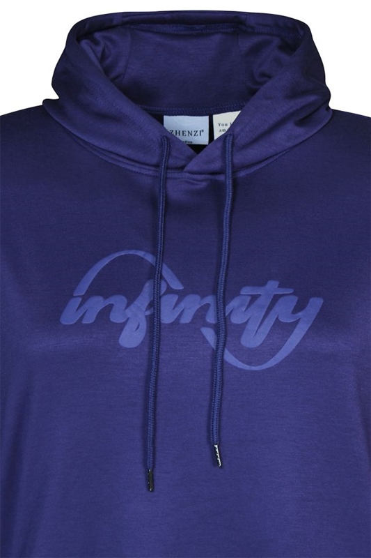 Langer Hoodie mit Taschen Langer Hoodie mit Taschen