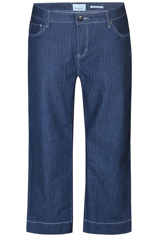 Streifenjeans Wide Leg