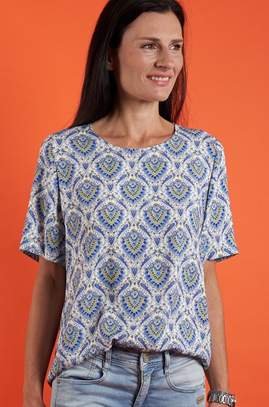 Blusenshirt kurzarm